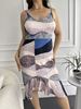Picture of FLOUNCE PATTERNED DRESS